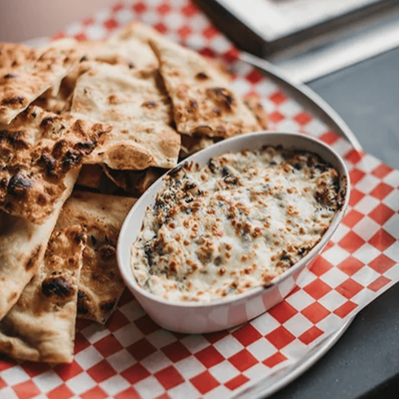 Spinach Dip at Red Bird Brewing, Kelowna Spinach Dip at Red Bird Brewing, Kelowna
