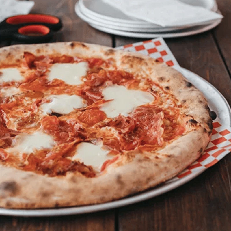 Carnivore Pizza at Red Bird Brewing, Kelowna Carnivore Pizza at Red Bird Brewing, Kelowna