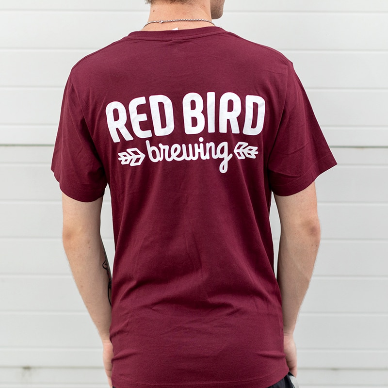 Burgundy T-Shirt - Red Bird Brewing