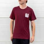 tshirt burgundy