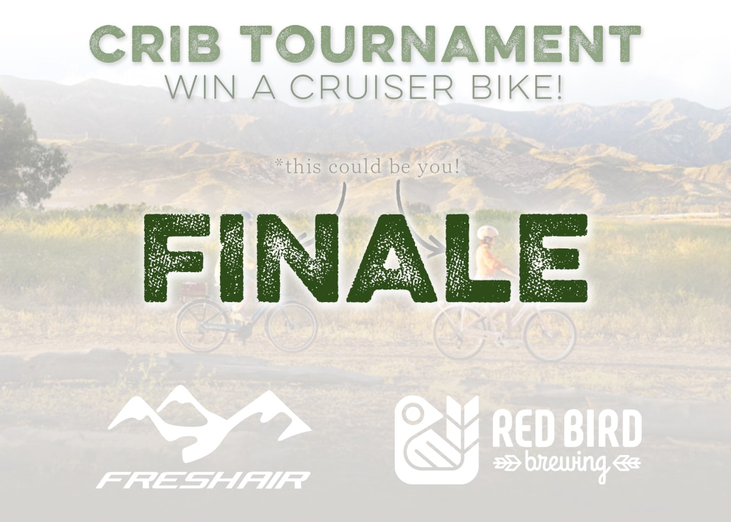 crib tournament freshair red bird brewing finale