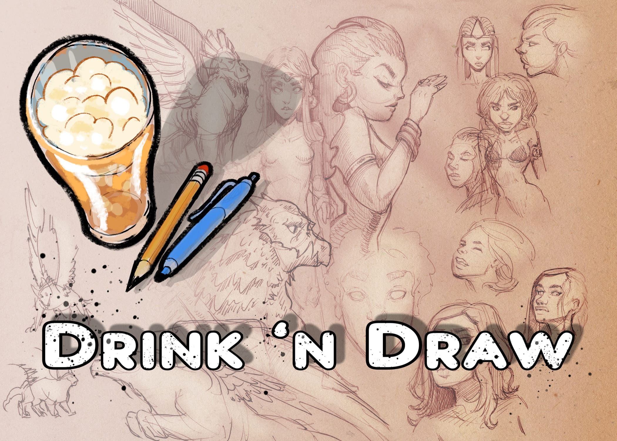 drink and draw red bird brewing