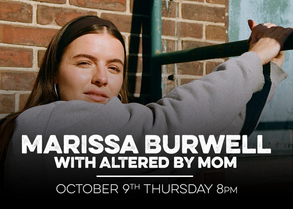 marissa burwell with altered by mom live at red bird brewing