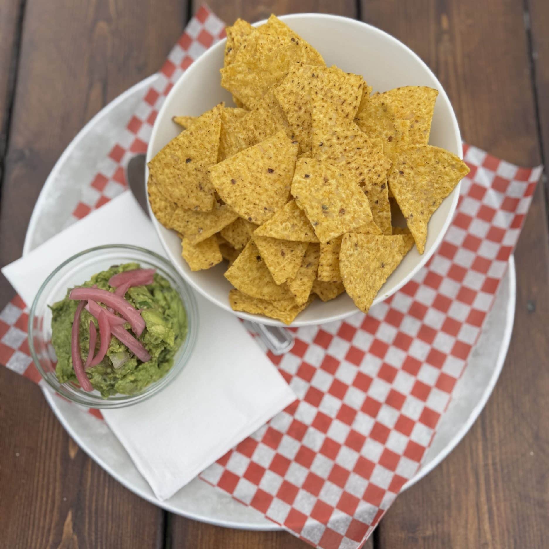 Chips & Guac at Red Bird Brewing Kelowna