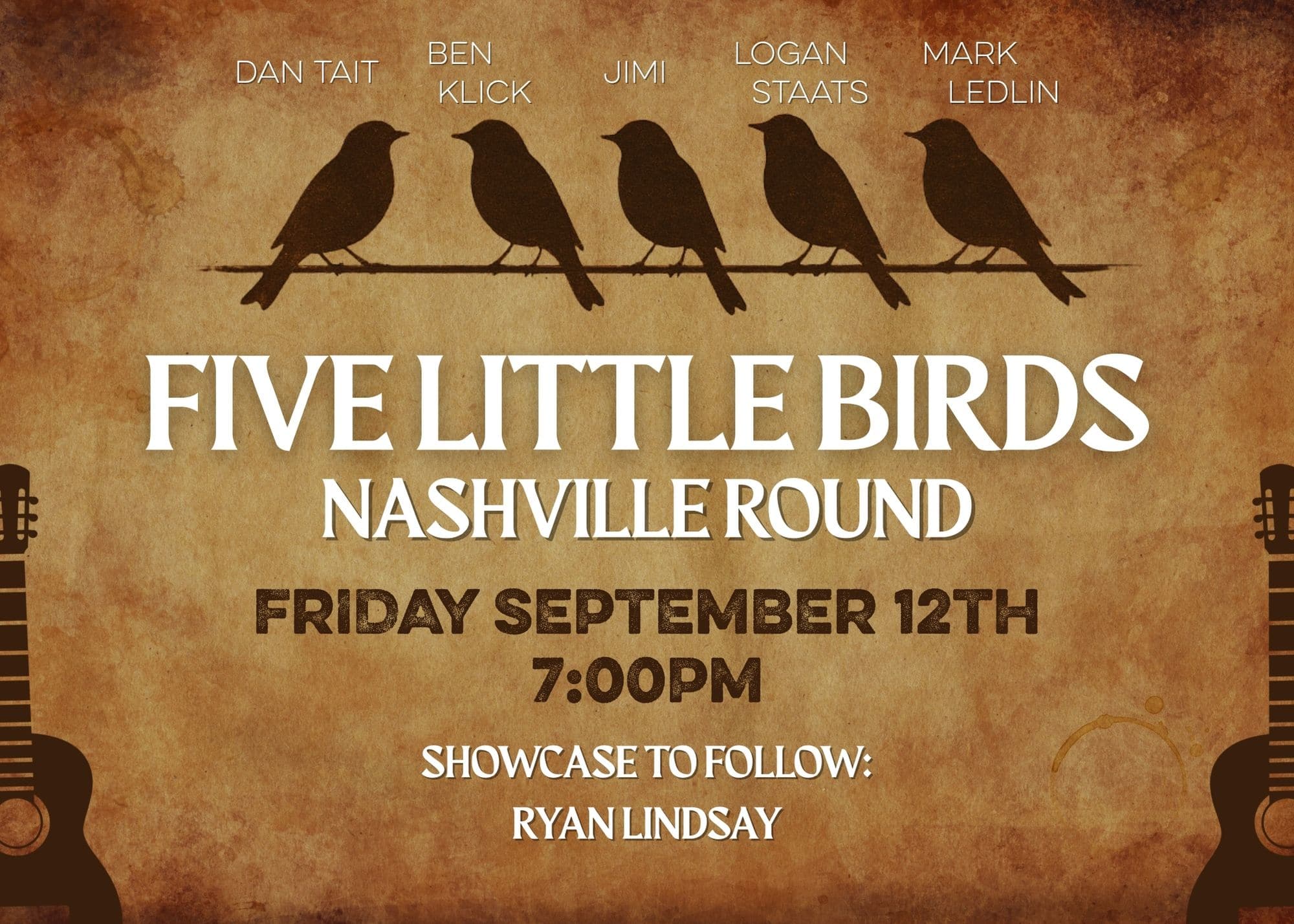 5 little birds nashville round