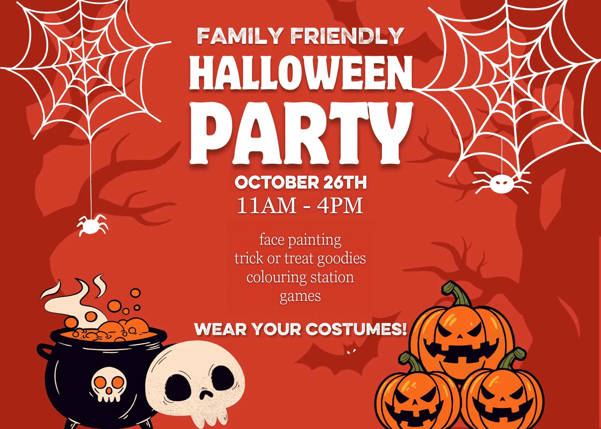 family friendly kids halloween at red bird brewing kelowna