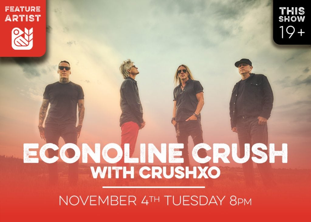econoline crush with crushxo live at red bird brewing nov 4