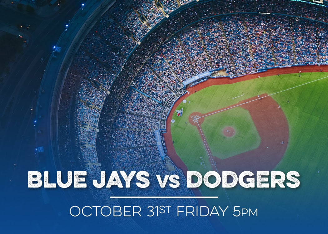 toronto blue jays vs la dodgers game 6 on big screen at Red Bird Breweing Kelowna