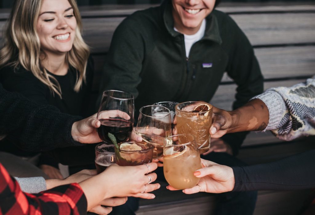 Happy Customers at Red Bird Brewing Kelowna