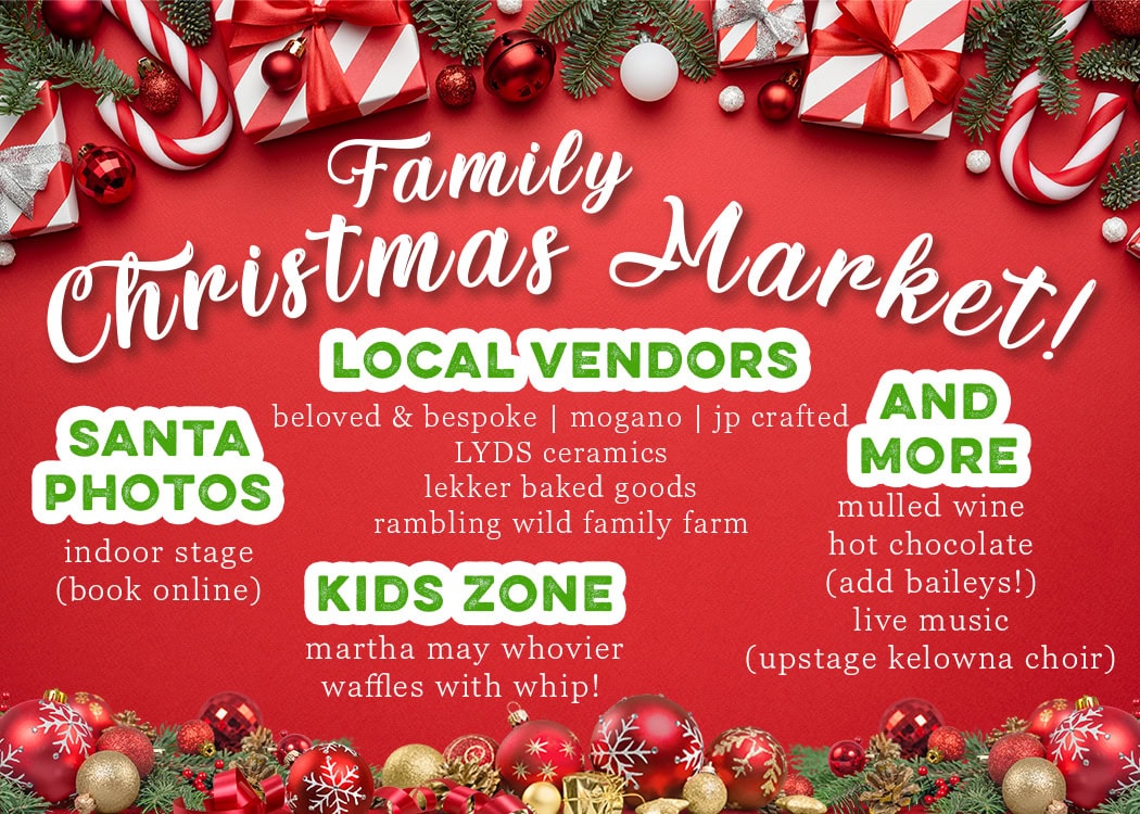 family christmas market at red bird dec 7