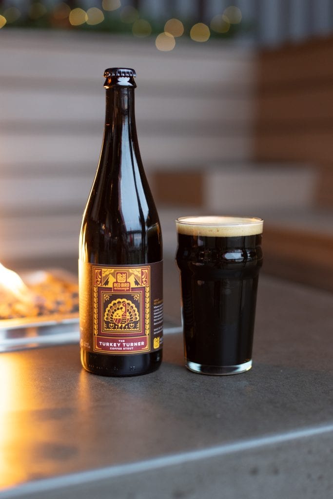 Turkey Turner Coffee Stout Beer at Red Bird Brewing Kelowna