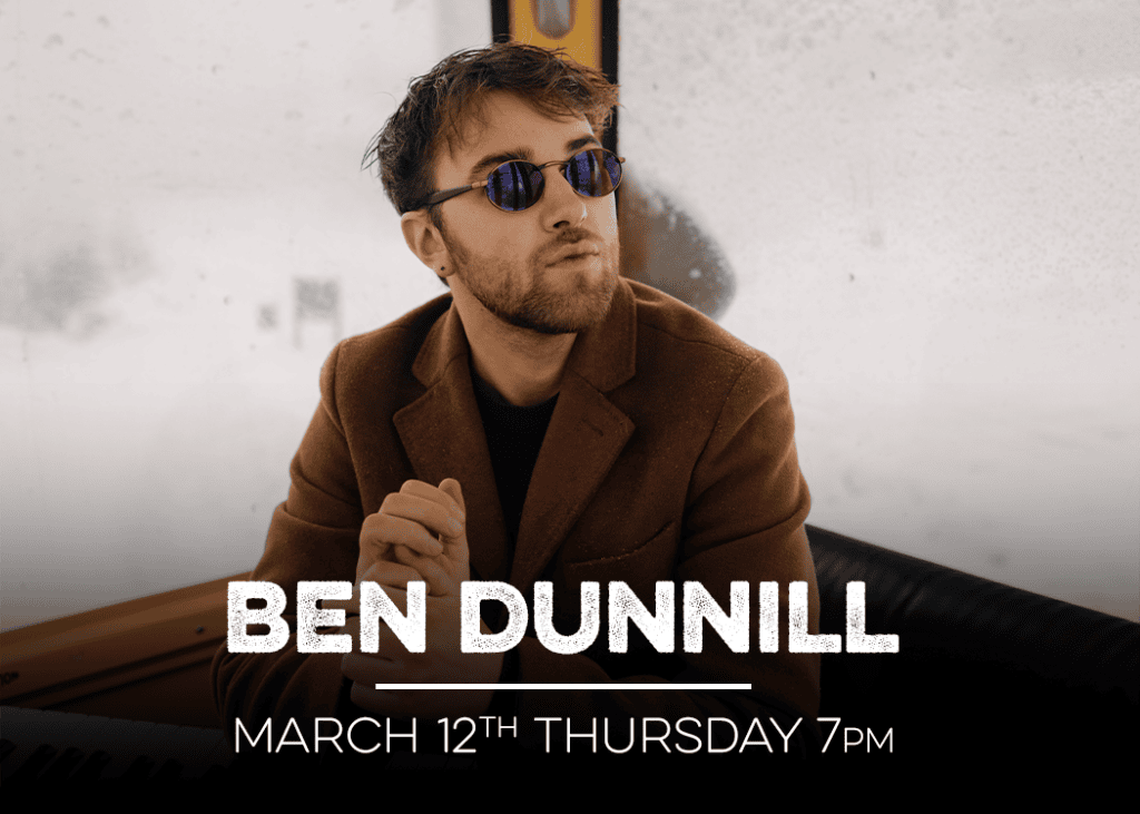 ben dunnill performing at red bird brewing 12th march