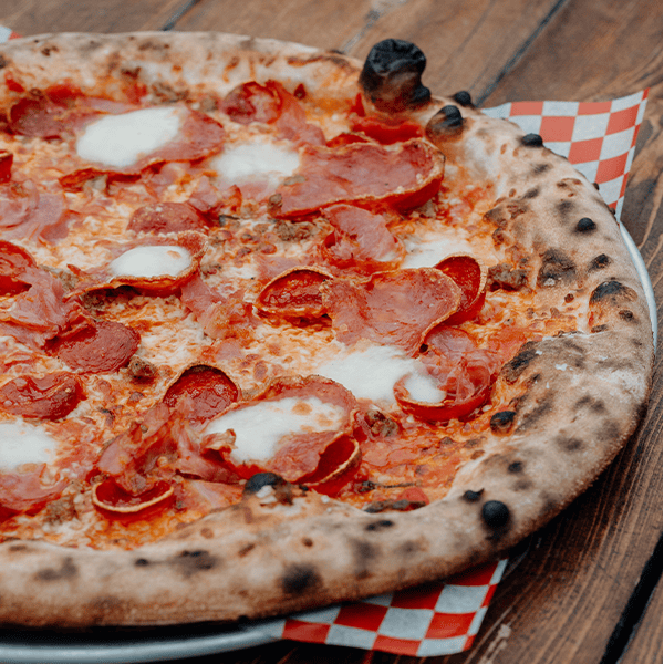 carnivore pizza at red bird brewing kelowna