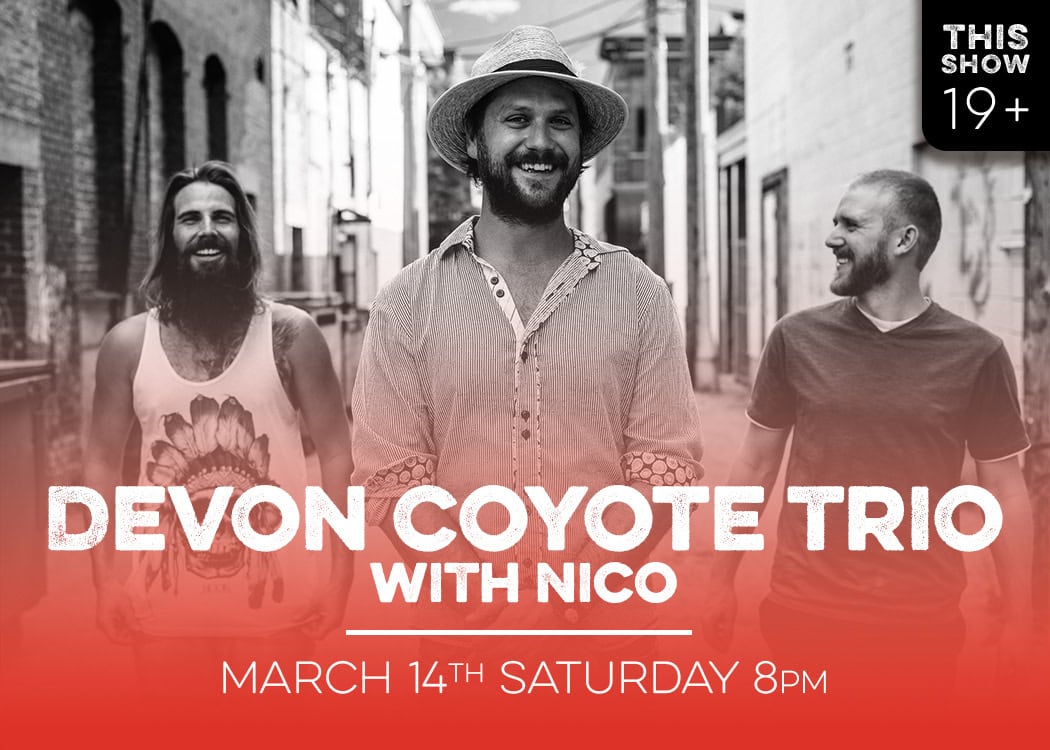 devon coyote trio live at red bird march 14