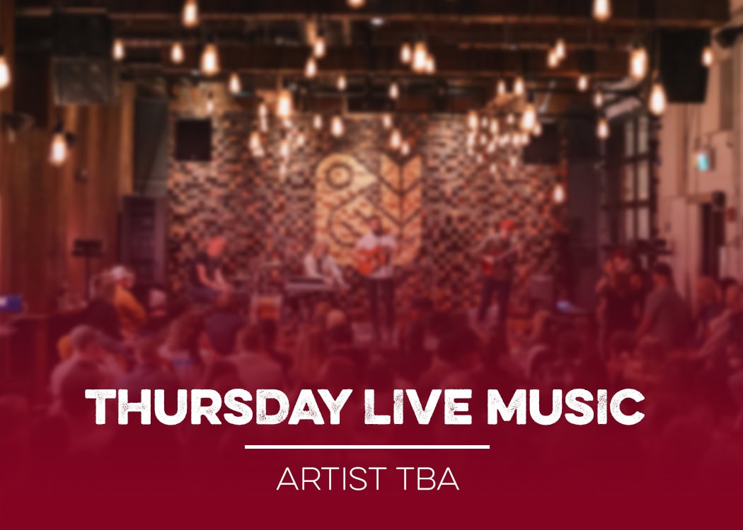 thursday live music artist tba