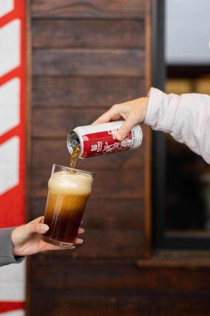 irish red ale beer at red bird brewing kelowna