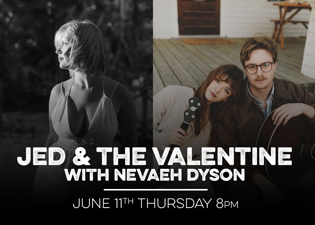 jed and the valentine with nevaeh live music at red bird brewing