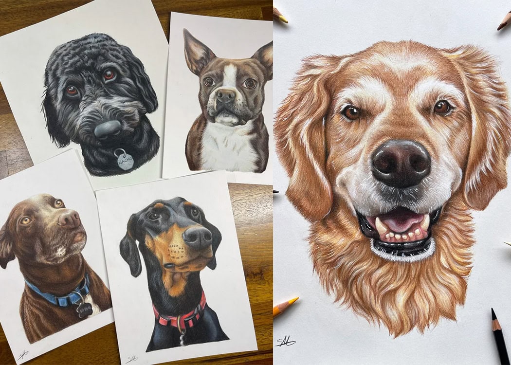 summer martens live pet portraits