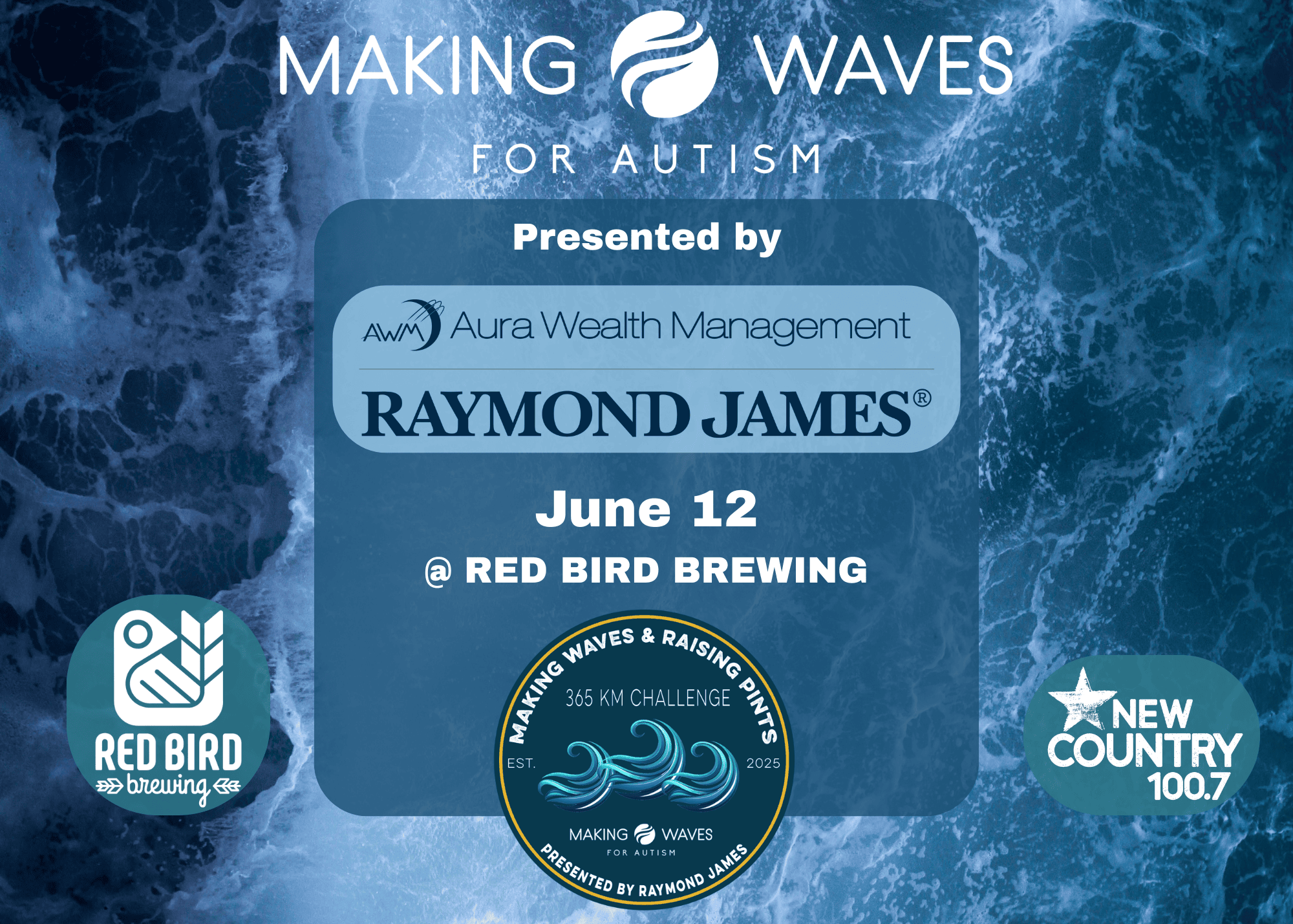 7x5 making waves design
