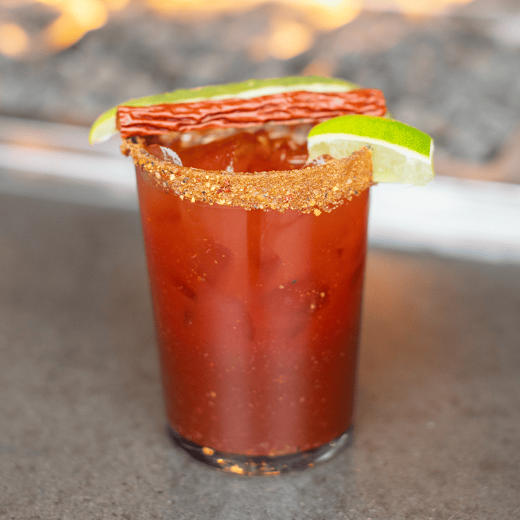 classic canadian caesar at red bird brewing kelowna