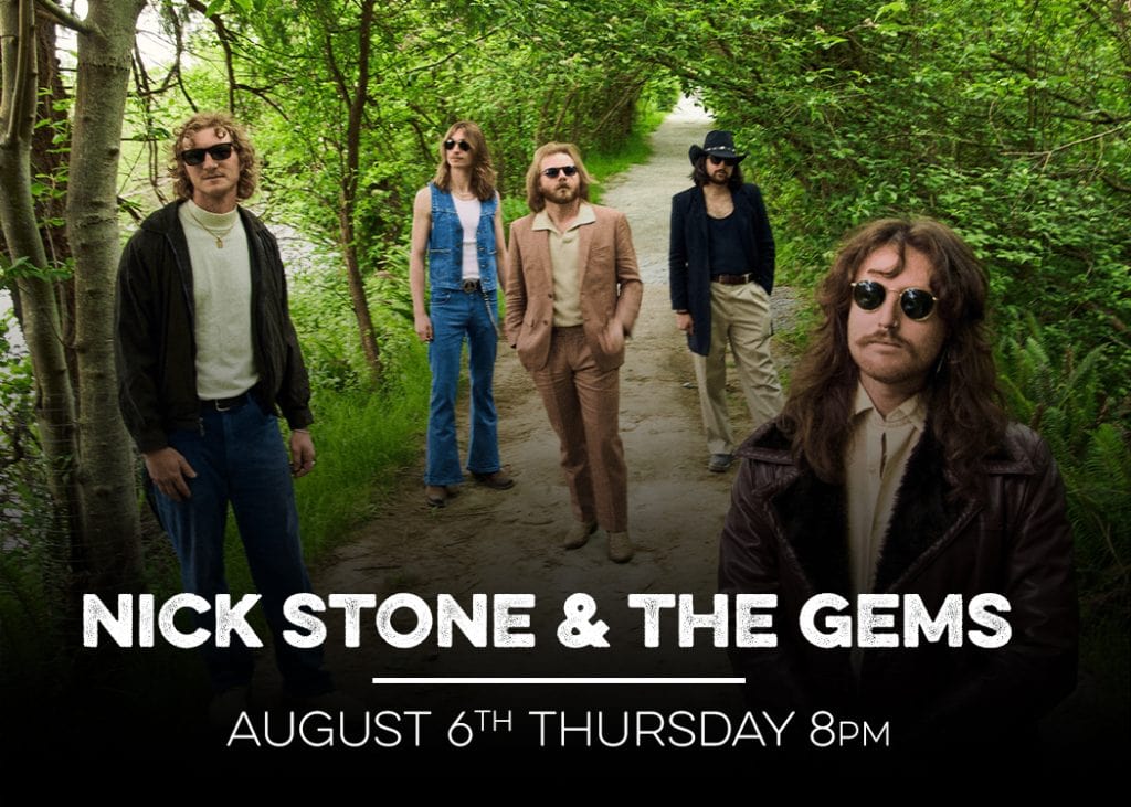 free live music nick stone and the gems at red bird brewing august 6
