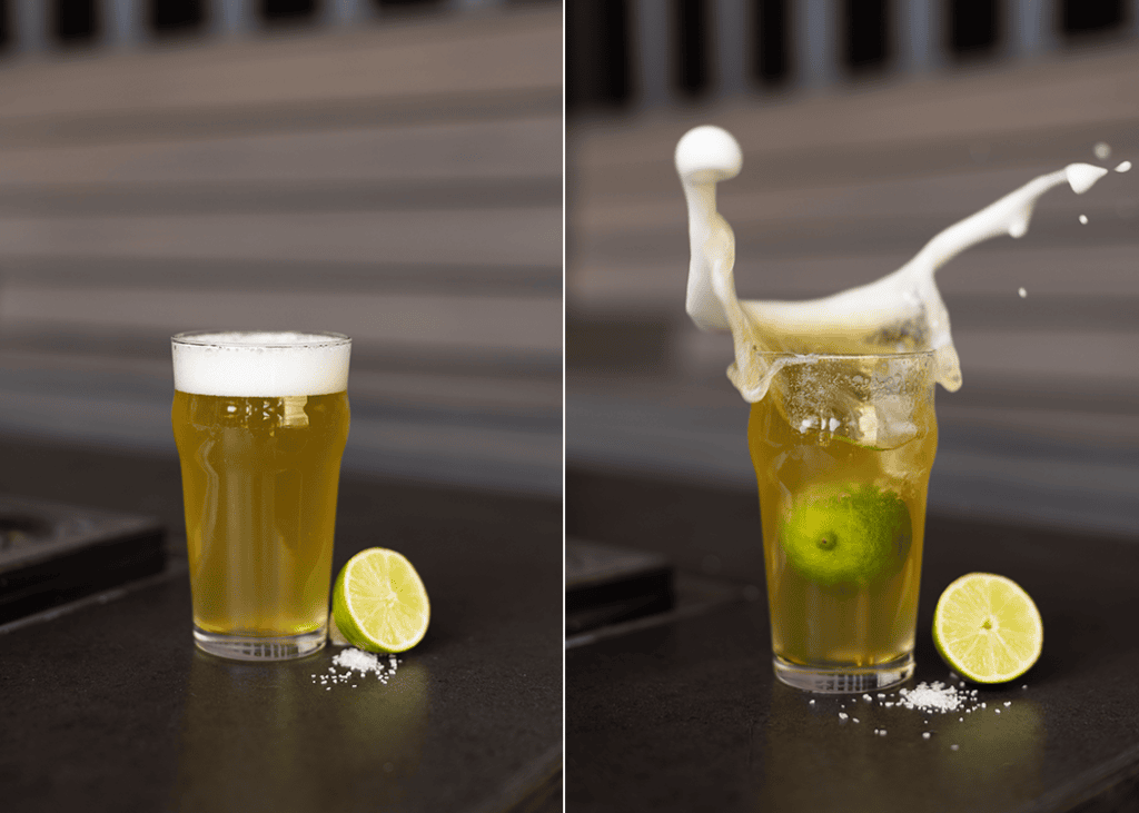 salted lime lager at red bird brewing