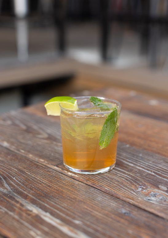 stormy affair mule cocktail at red bird brewing kelowna