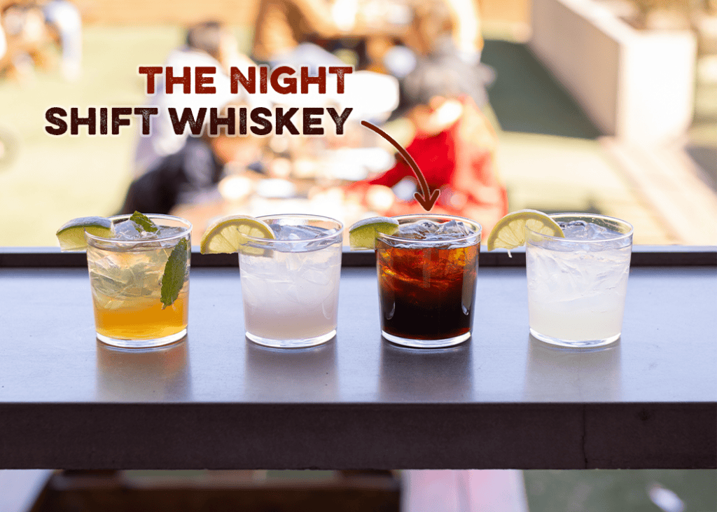 the night shift whiskey at red bird brewing kelowna