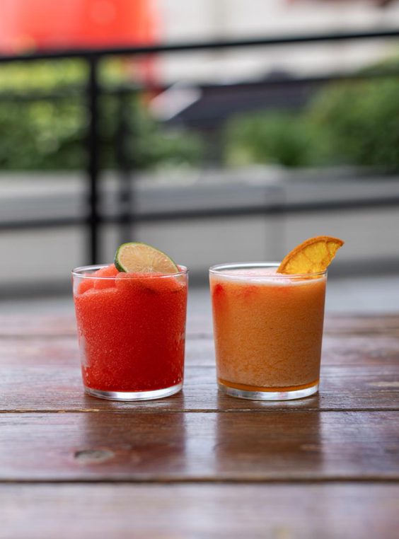 the slushie lineup at red bird brewing kelowna