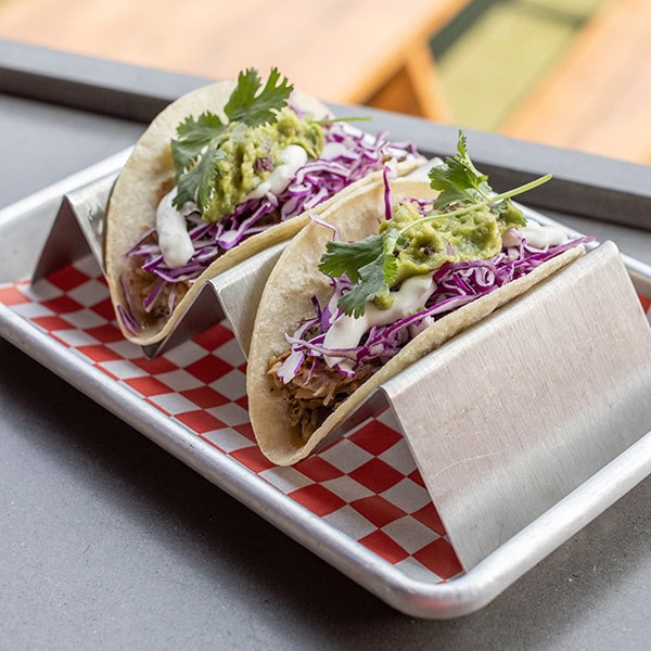 chimichurri pork tacos
