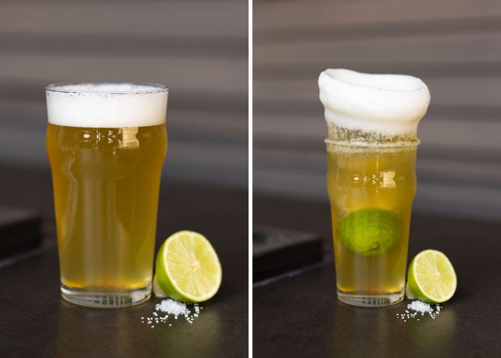 salted lime lager at red bird brewing kelowna