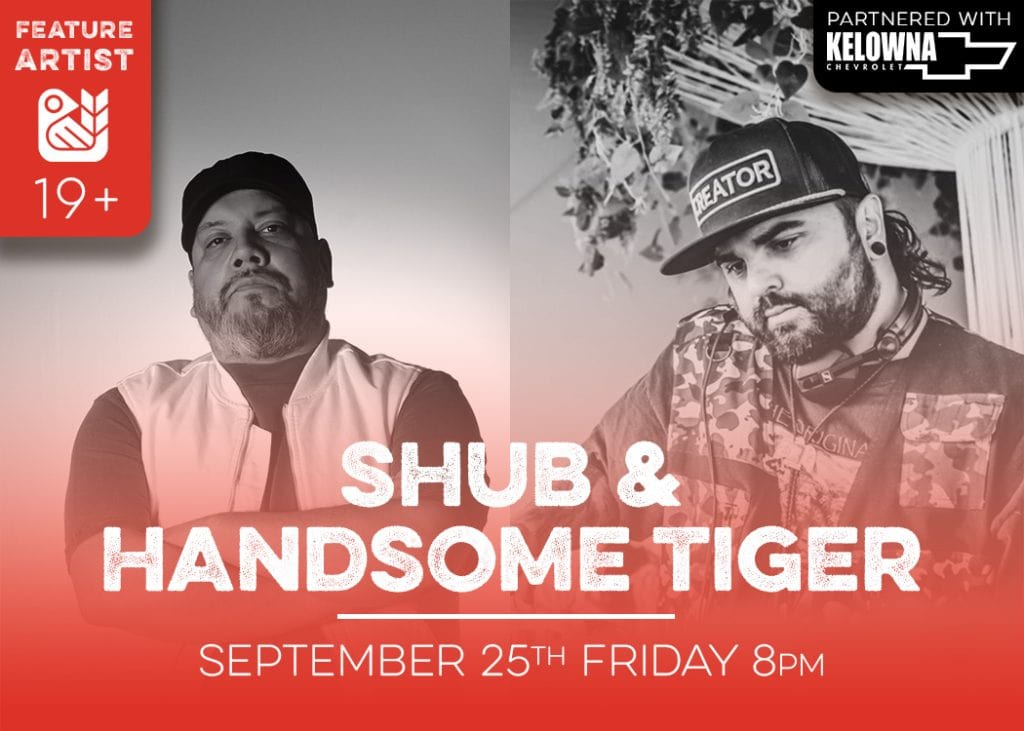 shub & handsome tiger live sept 25 red bird brewing