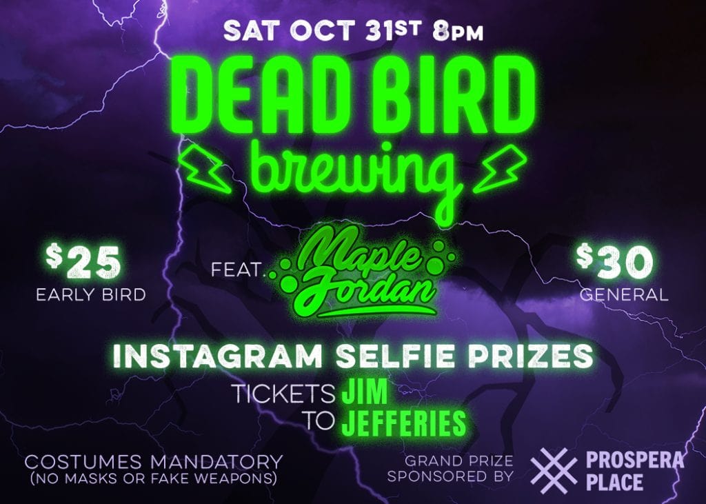 dead bird brewing halloween 2026