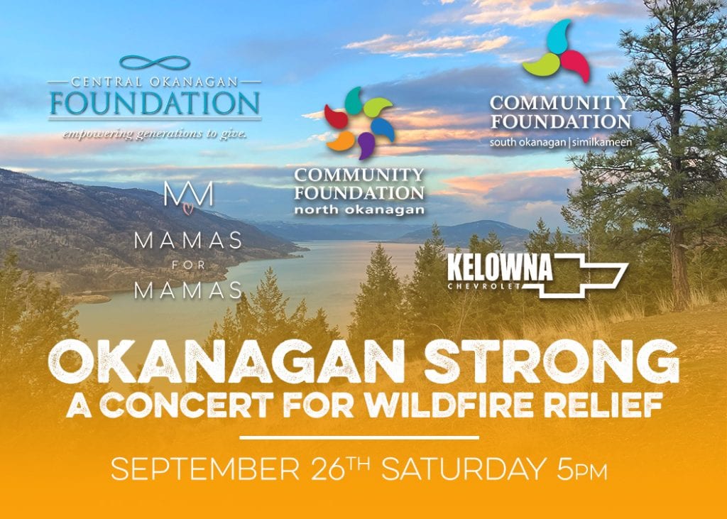 okanagan strong wildfire relief fundraiser red bird brewing sept 26th