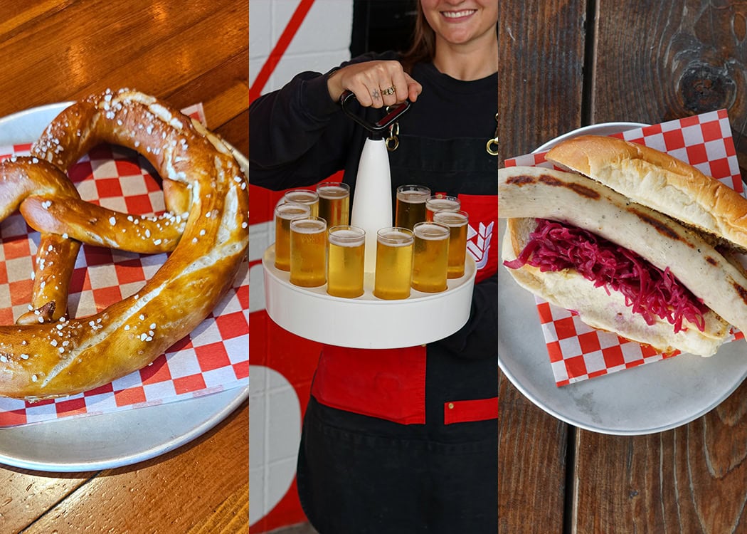 pretzel bratwurst kranz